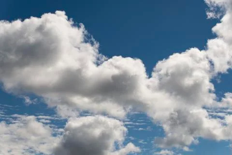 Summer clouds. Stock Photos