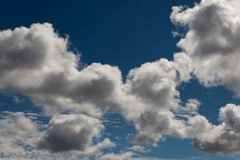 Summer clouds. Stock Photos