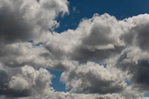 Summer clouds. Stock Photos