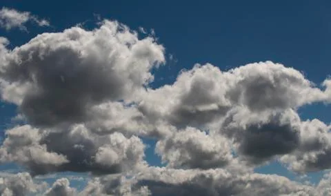 Summer clouds. Stock Photos