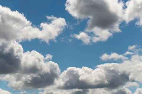 Summer clouds. Stock Photos