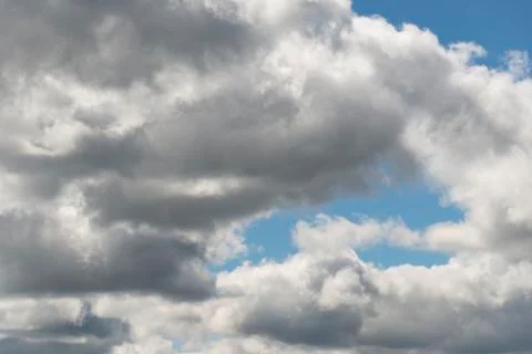 Summer clouds. Stock Photos