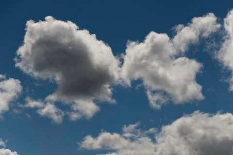 Summer clouds. Stock Photos