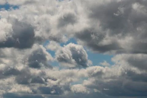 Summer clouds. Stock Photos
