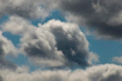 Summer clouds. Stock Photos