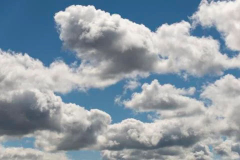 Summer clouds. Stock Photos