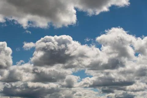 Summer clouds. Stock Photos