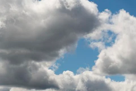 Summer clouds. Stock Photos