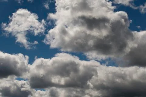 Summer clouds. Stock Photos