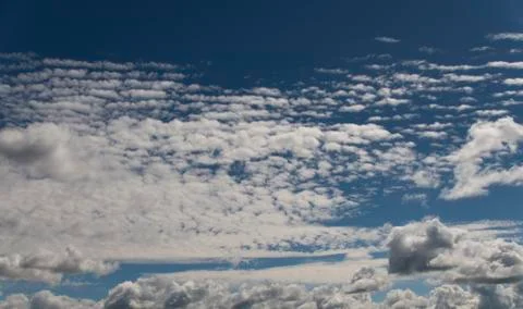 Summer clouds. Stock Photos