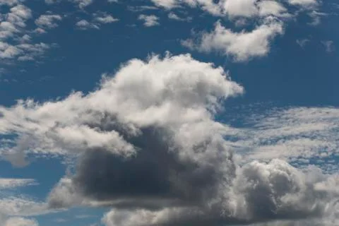 Summer clouds. Stock Photos