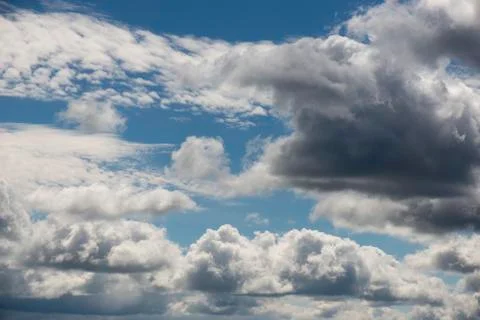 Summer clouds. Stock Photos