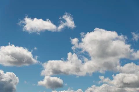 Summer clouds. Stock Photos