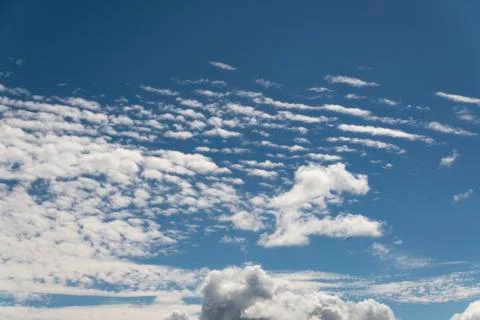 Summer clouds. Stock Photos