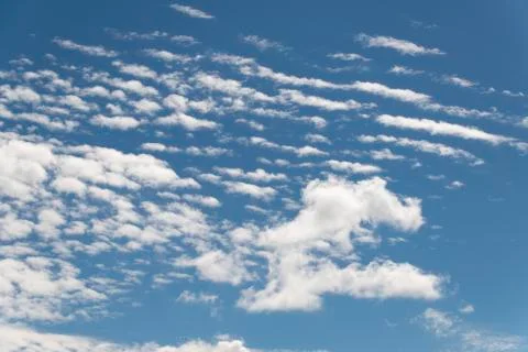 Summer clouds. Stock Photos