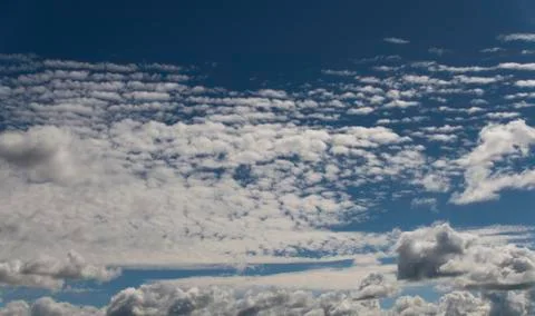 Summer clouds. Stock Photos