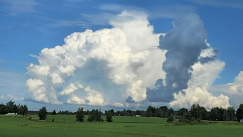 Summer clouds Stock Photos