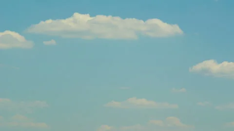 Summer Clouds Sky Timelapse Stock Footage 40545368