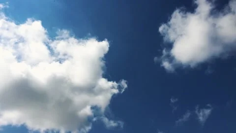Summer clouds time lapse Stock Footage 145368156
