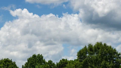 Summer Clouds Timelapse Stock Footage 201480772