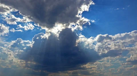 Summer Clouds Timelapse - HD Stock Footage 40267328