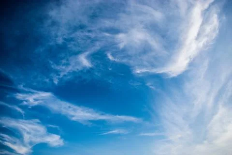 Summer cloudy sky, background Foto stock