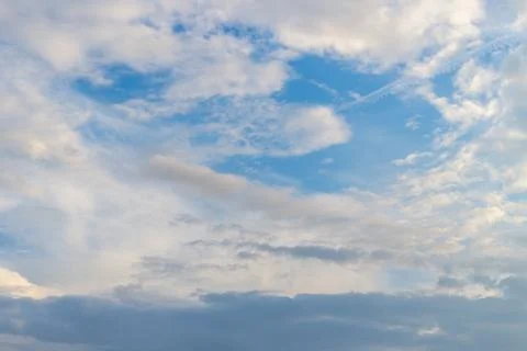 Summer cloudy sky 스톡 사진