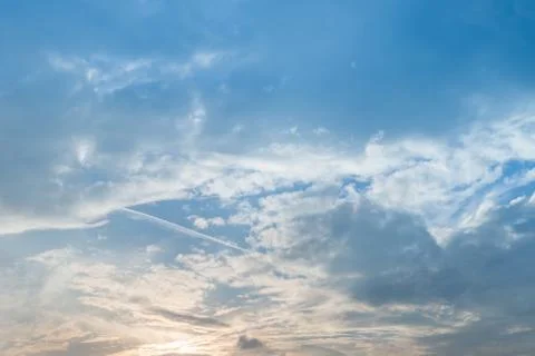 Summer cloudy sky 写真素材