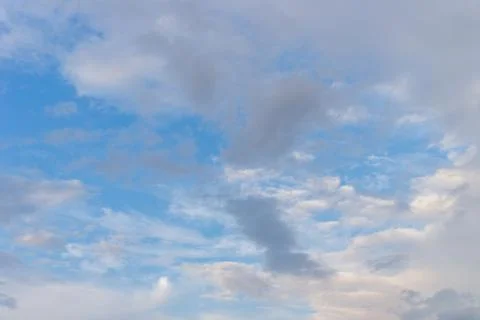 Summer cloudy sky 스톡 사진