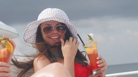 Summer Cocktails Stock Footage 48908582