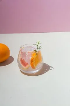 Summer cold cocktails Stock Photos