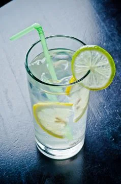 Summer cold lemonade 스톡 사진