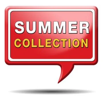 Summer collection Stock Illustration