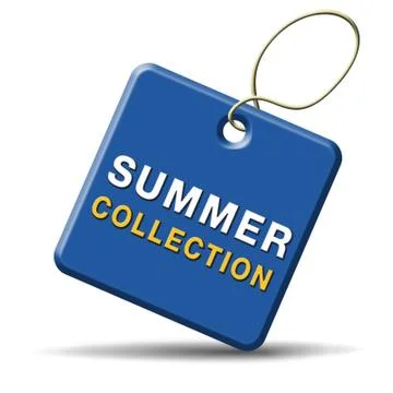 Summer collection Illustrazione stock