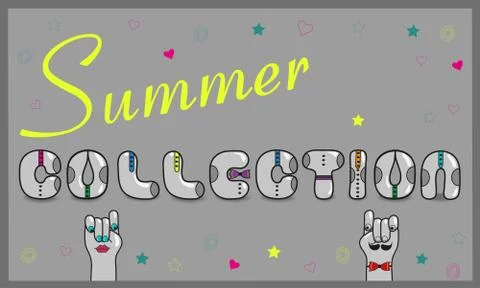 Summer Collection Stock Illustration