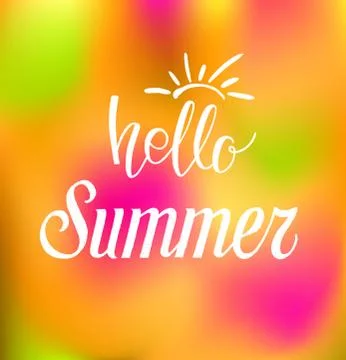 Summer color abstrack background Illustrazione stock
