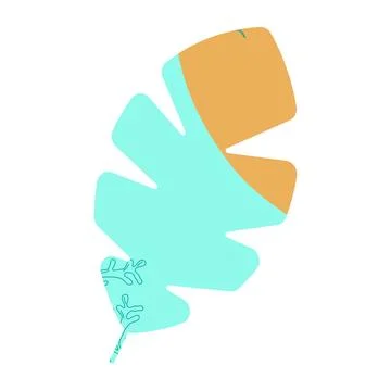Summer colored background in an abstract figure. Stock Illustration