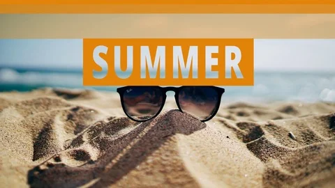 Summer Colorful Slideshow After Effects素材