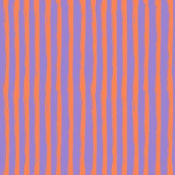 Summer colorful Stripes Seamless Pattern. Vintage Colors Textile Print in Orange Stock Illustration