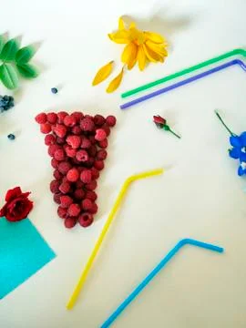 Summer composition installation Stock Photos