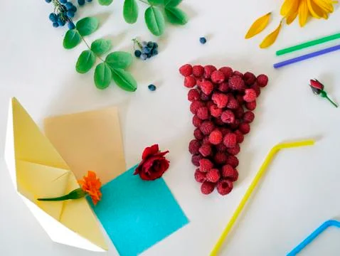 Summer composition installation Stock Photos