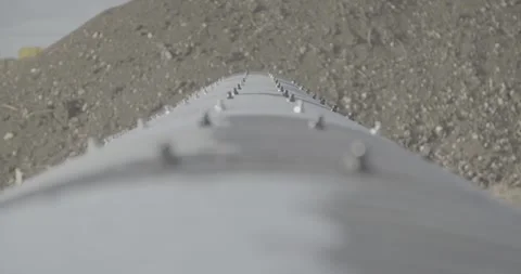 Summer, construction, construction pipe, round pipe, iron Stock Footage 308911958