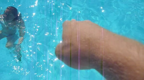 Summer Cooling Off Stock Footage 829432