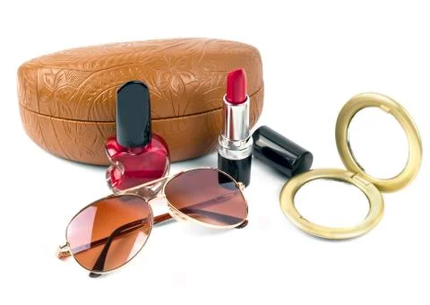 Summer cosmetics set Foto stock