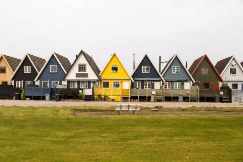 Summer cottages Stock Photos