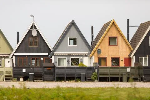 Summer cottages Stock Photos