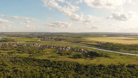 Summer countryside Stock Footage 146718344