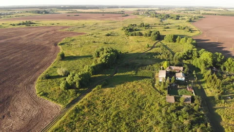 Summer countryside Stock Footage 147129435