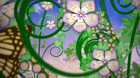 Summer crawl background 1 hd Vídeos de archivo 5088882