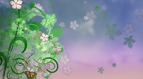 Summer crawl background 2 hd Stock Footage 5088903